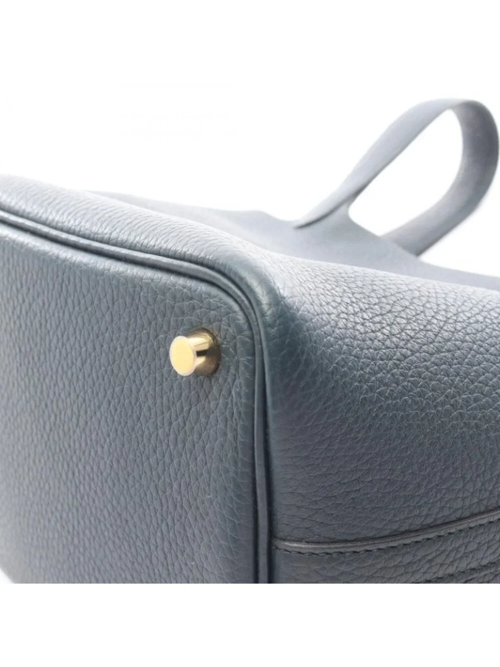 Hermes Handbag Picotin Lock PM Veil Cipre Leather Cipress